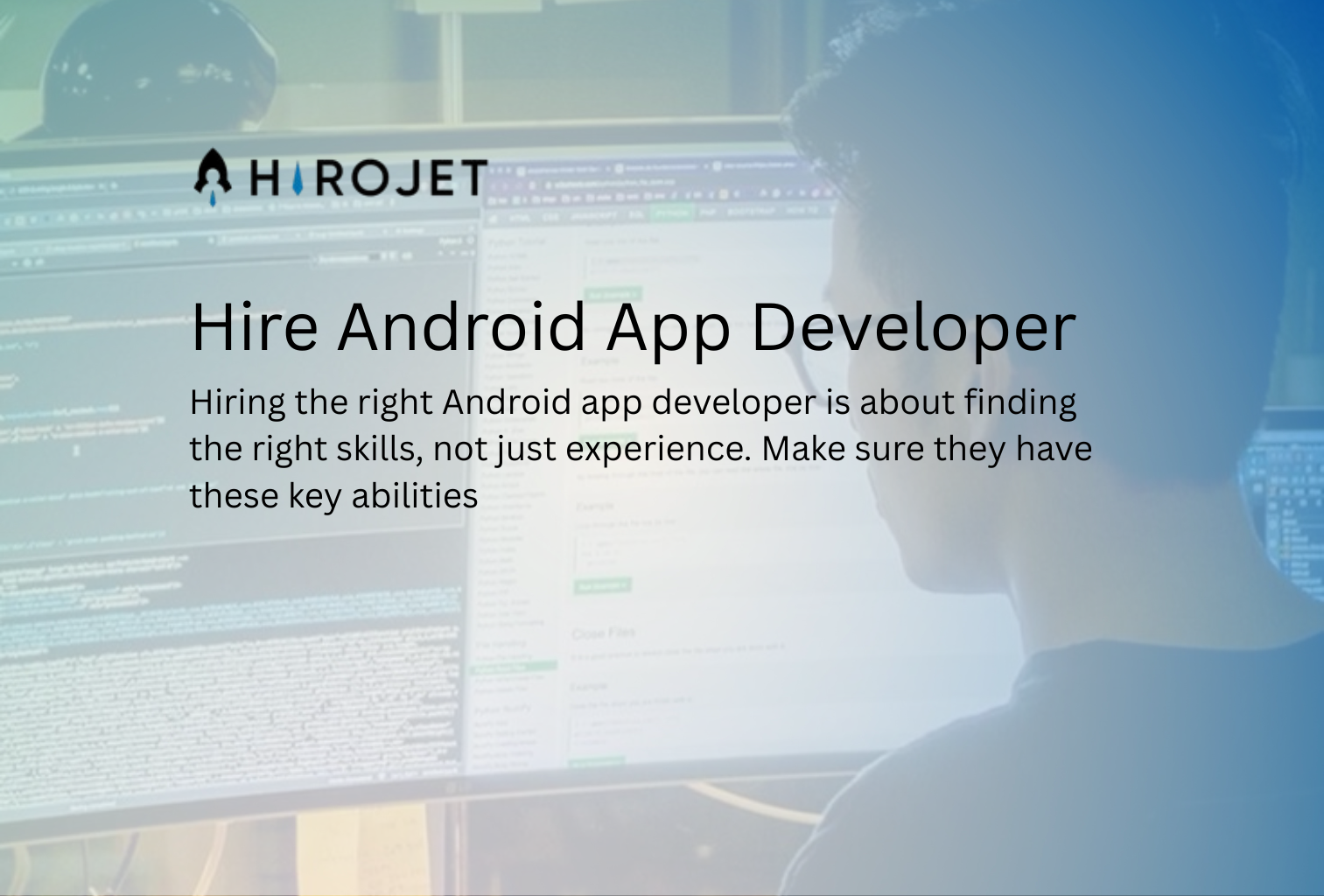 hire Android app developer